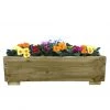 Ruby UK Handmade Rustic Wooden Planter Decking