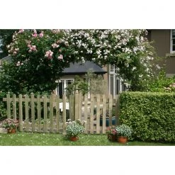 Ruby UK Redwood Round Top Picket Pales