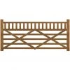 Ruby Group Hardwood Iroko Boscastle Diamond Brace Gate