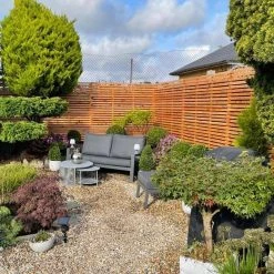 Ruby UK Cedar / Larch Slatted Fence Panels (Vertical) 8 Ruby UK Cedar / Larch Slatted Fence Panels (Vertical)