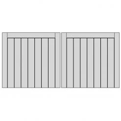 Ruby UK Croyde Mortise & Tenon T&G Entrance Gate (Pair) Softwood