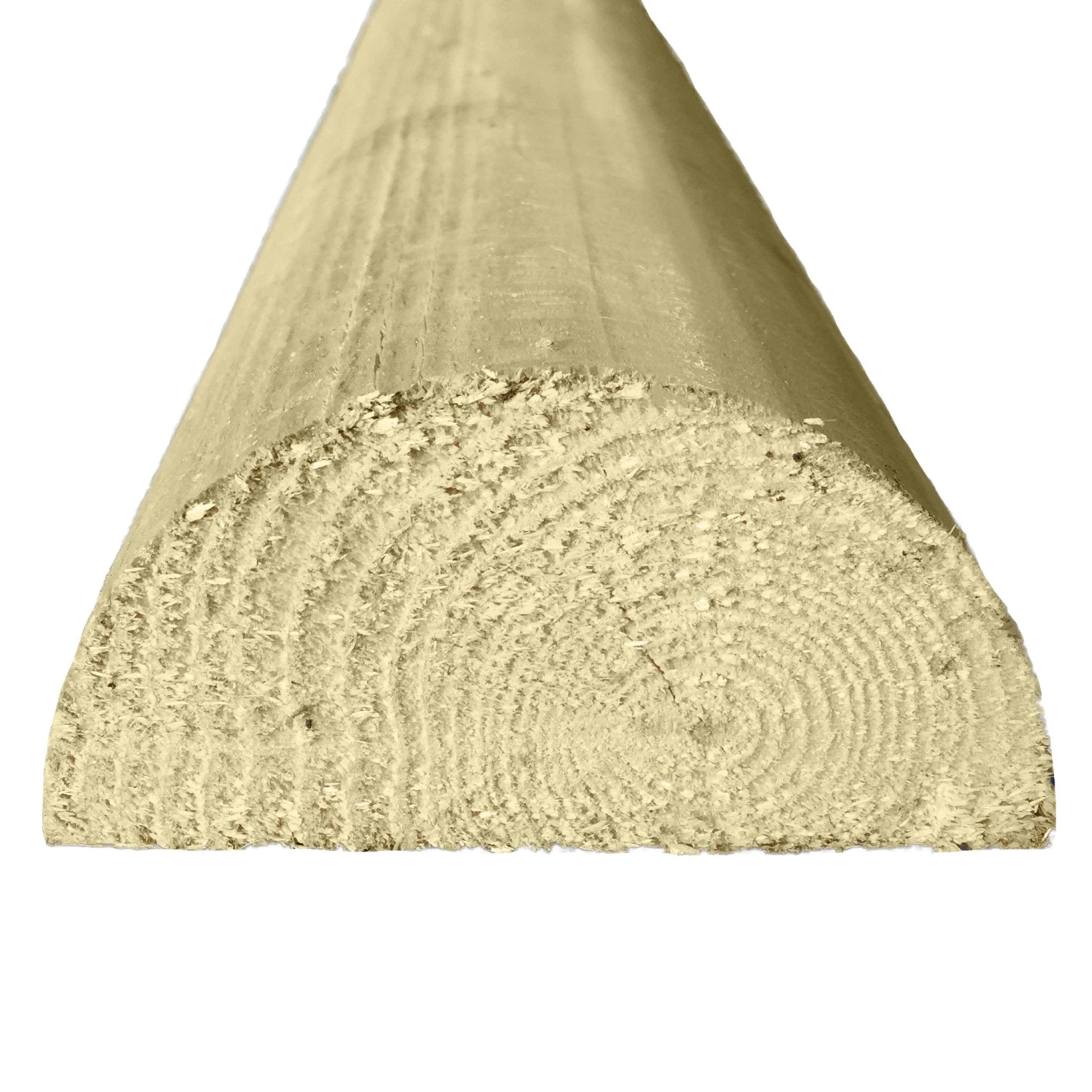 Ruby UK 100mm Treated Machined Half Round Rails Pressure Treated 3 Ruby UK 100mm Treated Machined Half Round Rails Pressure Treated