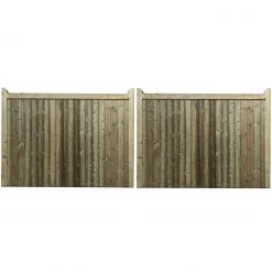 Ruby UK Highampton Mortise & Tenon 3/4 Split T&G Entrance Gate (Pair)