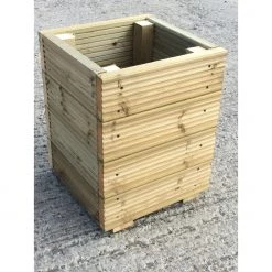Ruby UK Treated Decking Planter Square 0.4m 7 Ruby UK Treated Decking Planter Square 0.4m