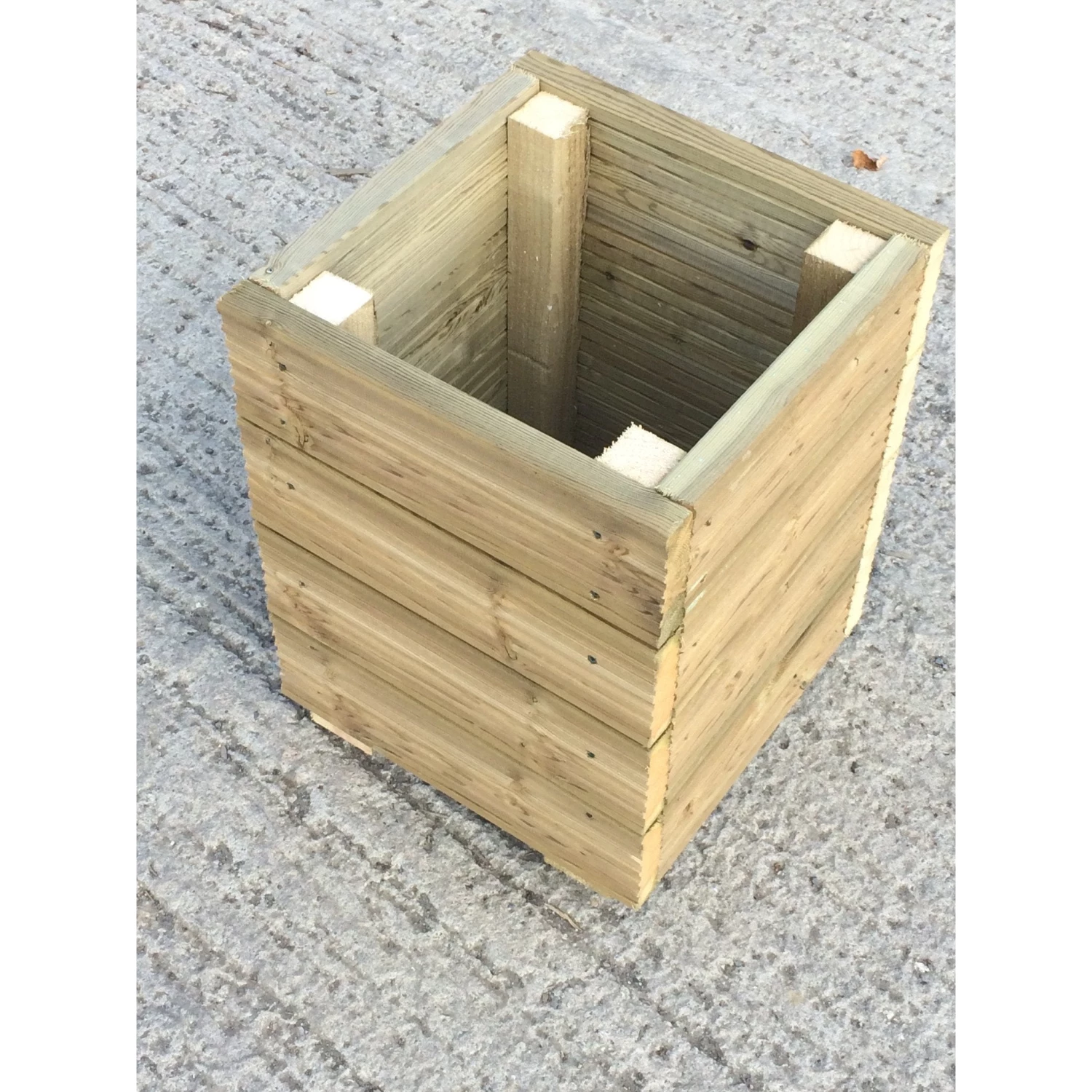 Ruby UK Treated Decking Planter Square 0.4m 4 Ruby UK Treated Decking Planter Square 0.4m