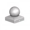 Birkdale 75mm Galvanised Ball Post Caps 2 Birkdale 75mm Galvanised Ball Post Caps