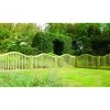 Ruby UK Decorative Omega Border Wooden Fence Panel 2 Ruby UK Decorative Omega Border Wooden Fence Panel