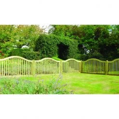 Ruby UK Decorative Omega Border Wooden Fence Panel