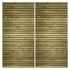 Ruby Group Redwood Slatted Gates Pair