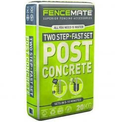 Ruby UK Softwood Fencemate Fence Post Concrete Crete 20kg Bag Fast Set