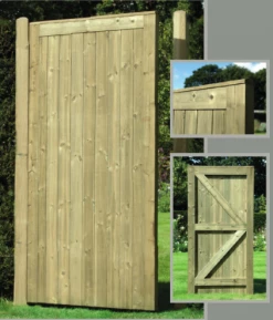 Ruby UK Side Gate Premium Framed Softwood