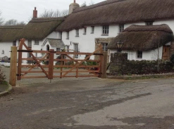 Ruby UK Hardwood Iroko Exbourne Curved Heel Gate 9 Ruby UK Hardwood Iroko Exbourne Curved Heel Gate