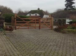 Ruby UK Hardwood Iroko Exbourne Curved Heel Gate 11 Ruby UK Hardwood Iroko Exbourne Curved Heel Gate