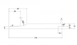 Ruby UK Shiplap Treated Redwood 119mm X 12mm 13 Ruby UK Shiplap Treated Redwood 119mm X 12mm