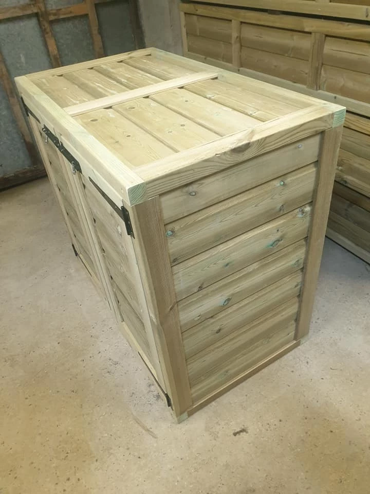 Ruby UK Wheelie Bin Box Storage Unit Bin Storage 6 Ruby UK Wheelie Bin Box Storage Unit Bin Storage