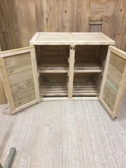 Ruby UK Wheelie Bin Box Storage Unit Bin Storage 11 Ruby UK Wheelie Bin Box Storage Unit Bin Storage