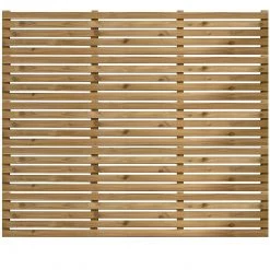 Ruby UK Cedar / Larch Slatted Fence Panels (Horizontal)