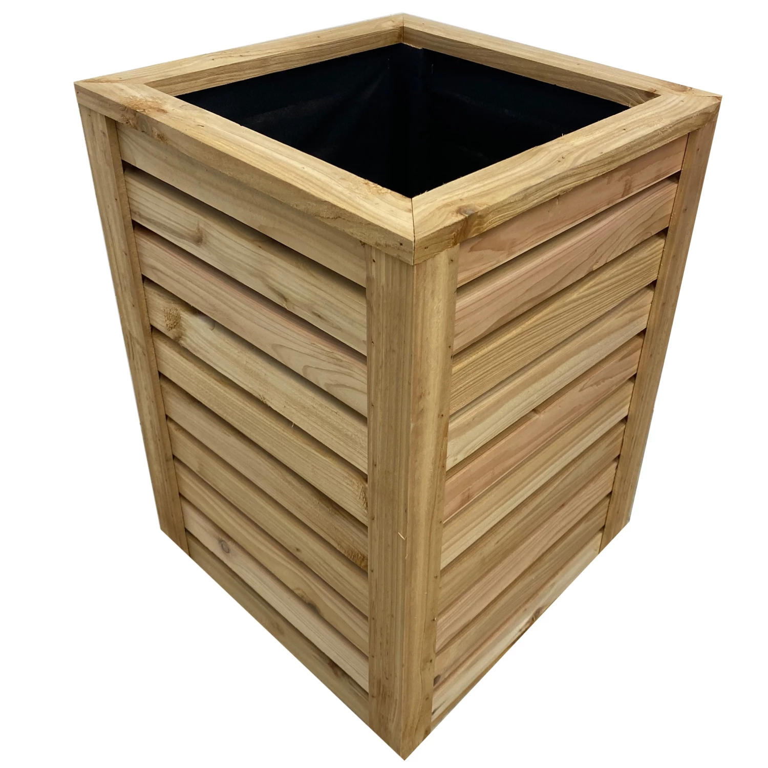 Ruby Group Cedar Slatted Planter 3 Ruby Group Cedar Slatted Planter