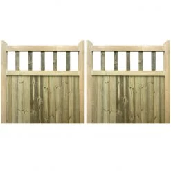 Ruby UK Cottage Mortise & Tenon 3/4 Split T&G Entrance Gate (Pair) Softwood