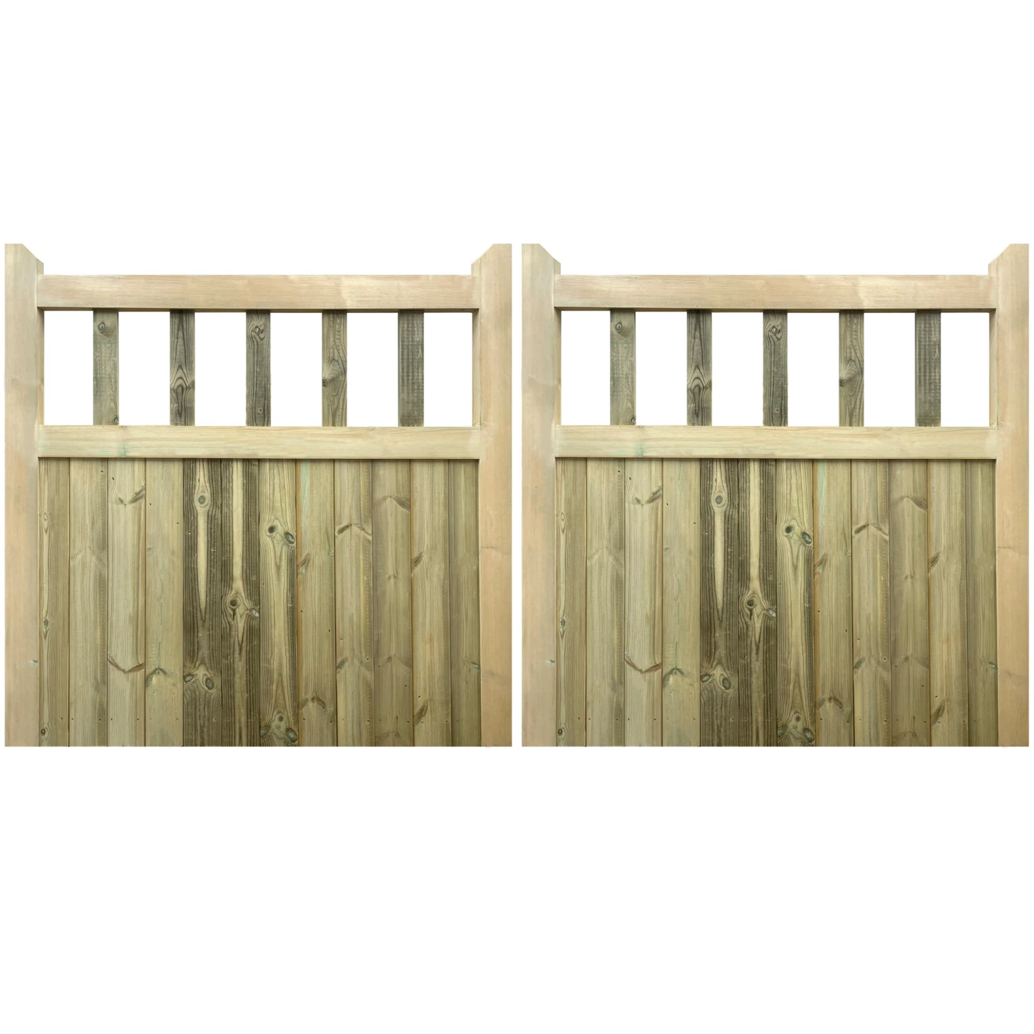Ruby UK Cottage Mortise And Tenon T&G Entrance Gate (Pair) 3 Ruby UK Cottage Mortise And Tenon T&G Entrance Gate (Pair)