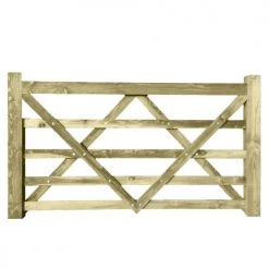 Ruby UK Softwood Diamond Brace Wooden Field Gates