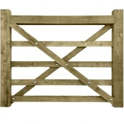 Ruby UK Softwood Diamond Brace Wooden Field Gates