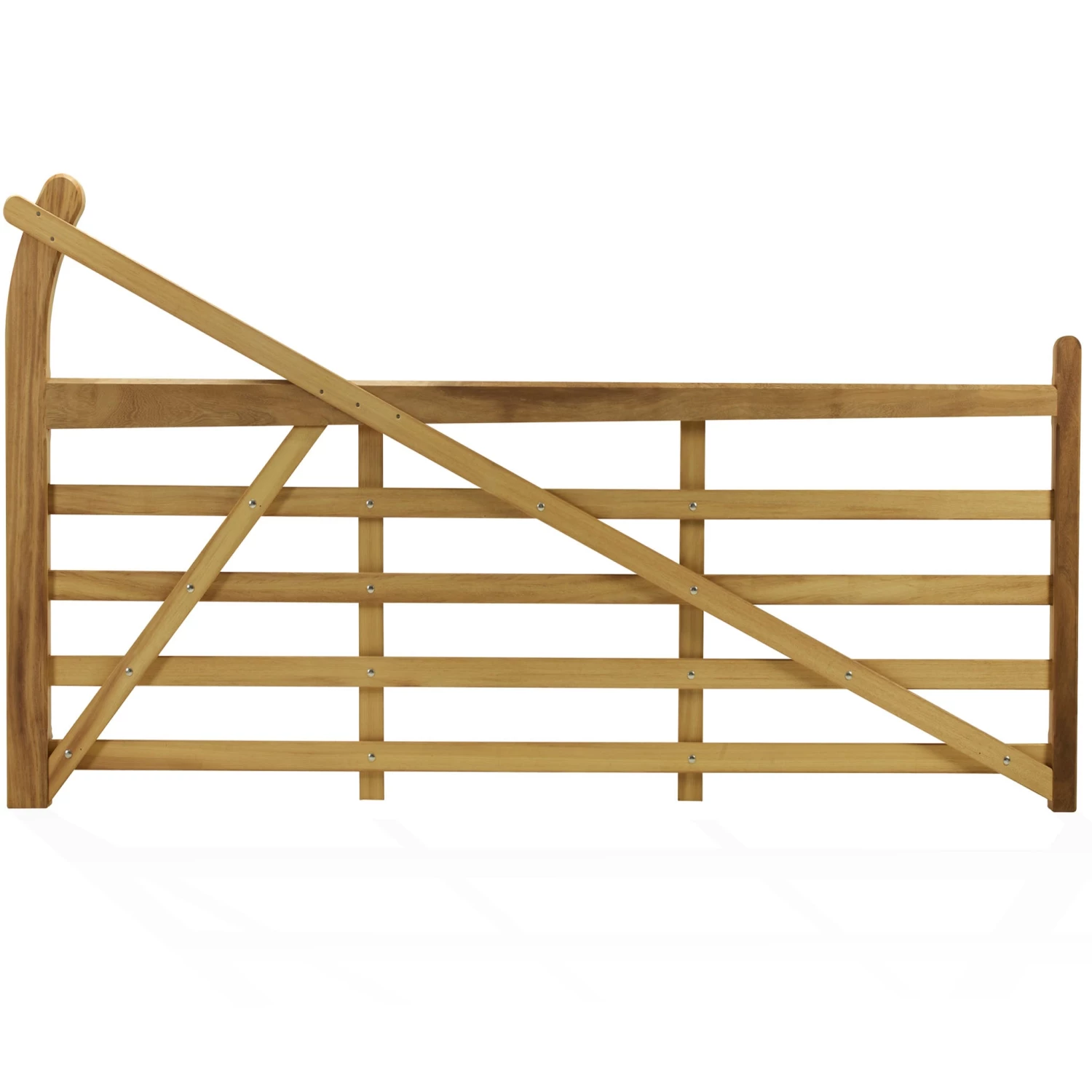 Ruby UK Hardwood Iroko Exbourne Curved Heel Gate 3 Ruby UK Hardwood Iroko Exbourne Curved Heel Gate