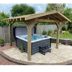 Ruby UK Premium Pergolas - Featheredge Roof Roofed Pergolas