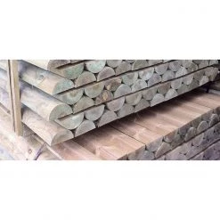 Ruby UK 100mm Treated Machined Half Round Rails Pressure Treated 9 Ruby UK 100mm Treated Machined Half Round Rails Pressure Treated