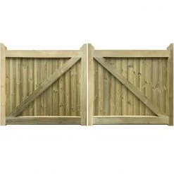 Ruby UK Highampton Mortise And Tenon T&G Entrance Gate (Pair)