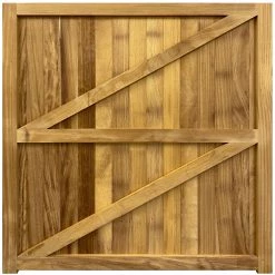 Ruby UK Hardwood Iroko Croyde Mortise & Tenon Single Entrance Gate