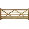 Ruby Group Iroko Entrance Gate 6 Bar Hardwood 1 Ruby Group Iroko Entrance Gate 6 Bar Hardwood