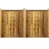 Ruby UK Iroko Highampton Mortise & Tenon 3/4 1/4 Entrance Gates (Pair)