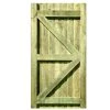 Ruby Featheredge Garden Gate (Green/Brown) Softwood