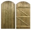 Ruby UK Tongue And Groove Arched Top Gate Softwood
