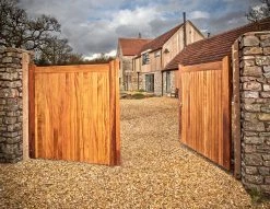 Ruby UK Iroko Highampton Mortise & Tenon Single Entrance Gate Hardwood 10 Ruby UK Iroko Highampton Mortise & Tenon Single Entrance Gate Hardwood