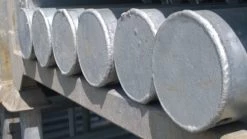 Ruby UK Softwood Metal Gate Posts Slotted