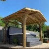 Ruby UK Premium Pergolas - Featheredge Roof Roofed Pergolas