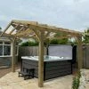 Ruby UK Premium Pergolas - Frame Only Pent Pergola
