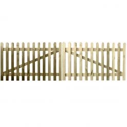Ruby UK Picket Driveway Gate (Pair)