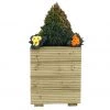 Ruby UK Treated Decking Planter Square 0.4m
