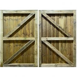 Ruby UK Softwood Shebbear Featheredge Entrance Gate (Pair)