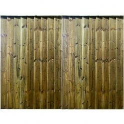 Ruby UK Softwood Shebbear Featheredge Entrance Gate (Pair)