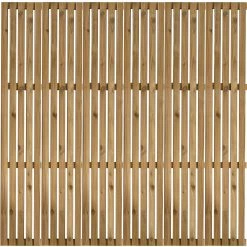 Ruby UK Cedar / Larch Slatted Fence Panels (Vertical)