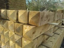 Ruby UK Treated Wooden Gate Post (6x6, 7x7 & 8x8)